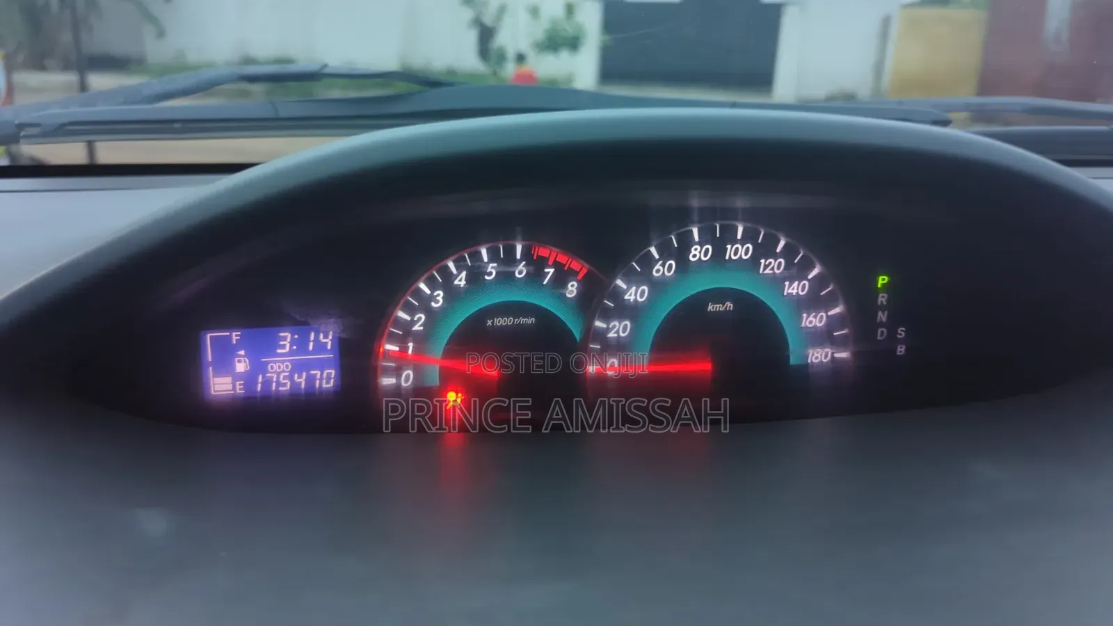 Toyota Belta 2012 Blue