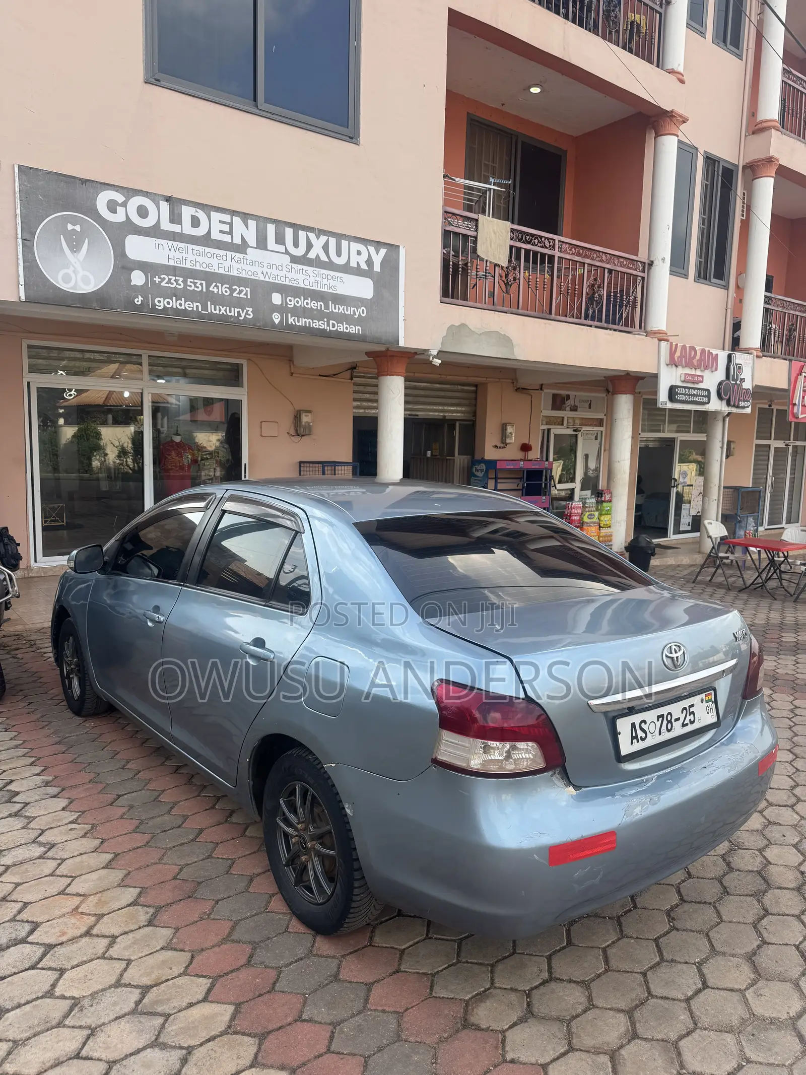 Toyota Belta 2010 Blue