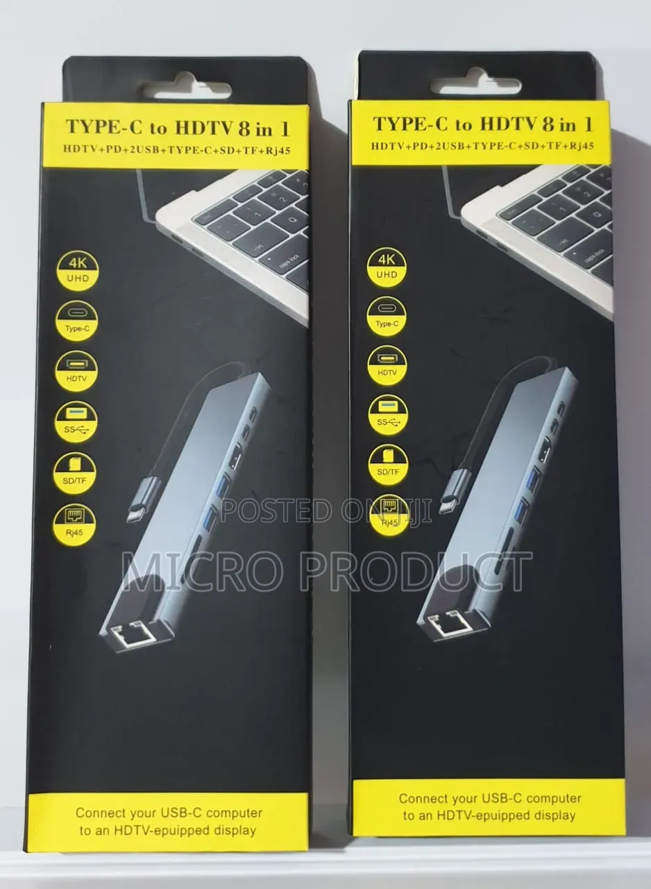 Type C to HDTV 8 in 1