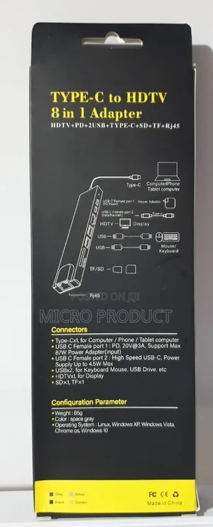 Type C to HDTV 8 in 1