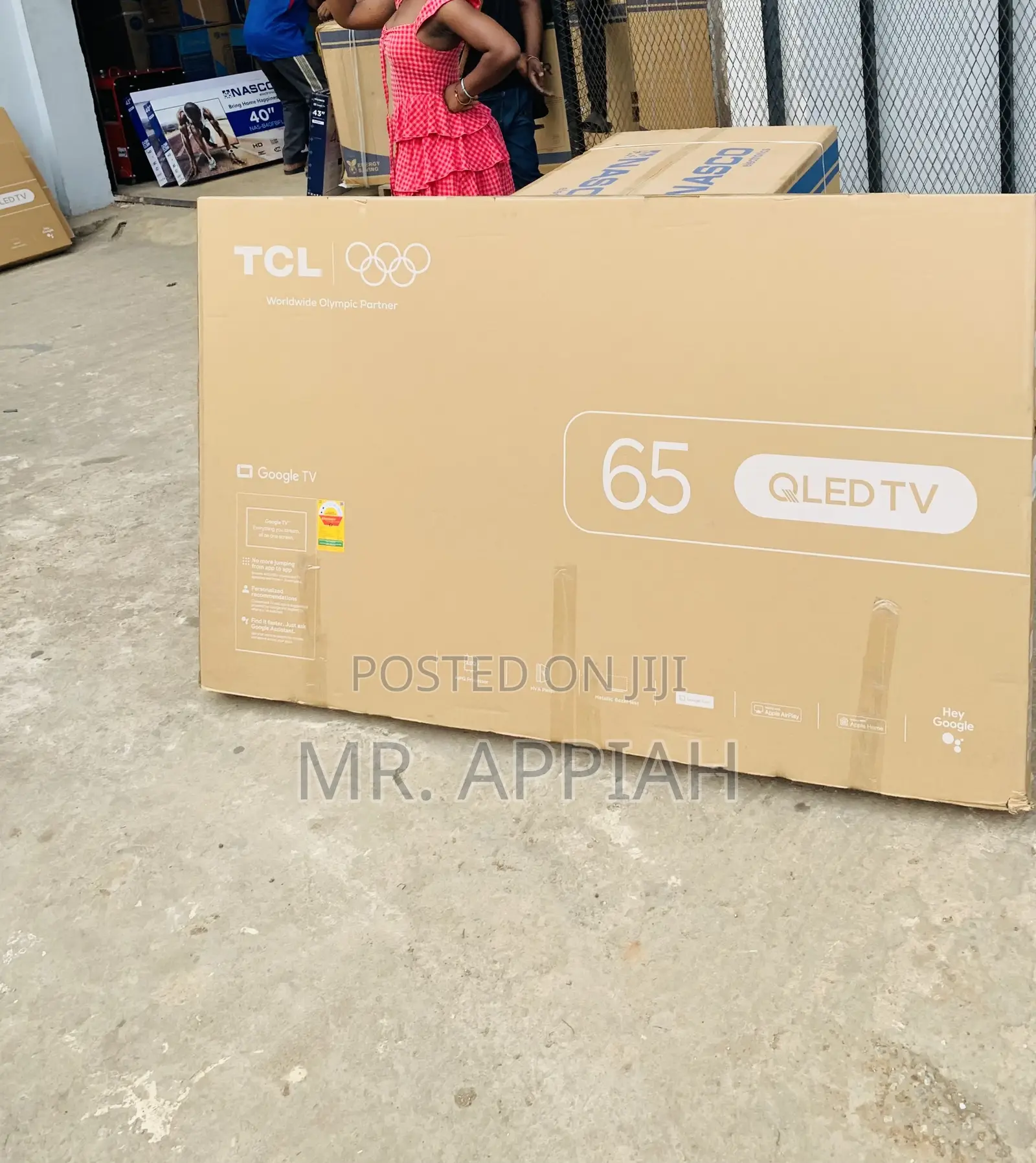 Super Extremely TCL 65” Qled 4k Smart TV(Remote Control)