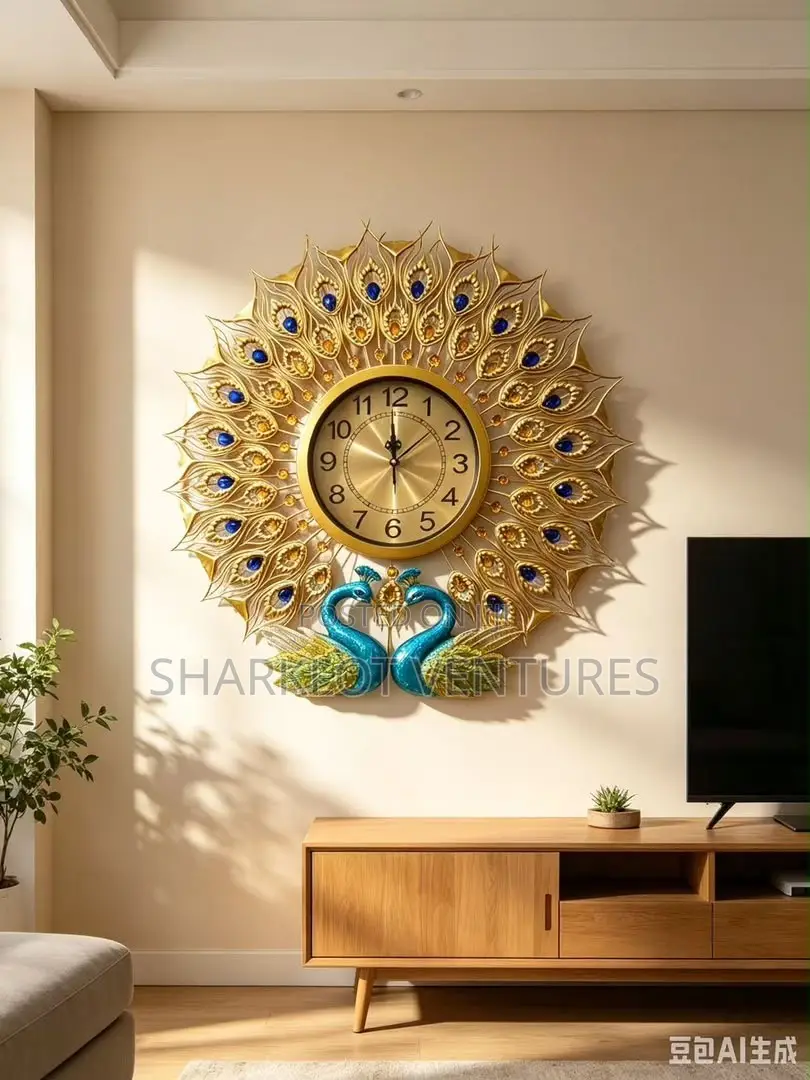 Peecock Style Wallclock