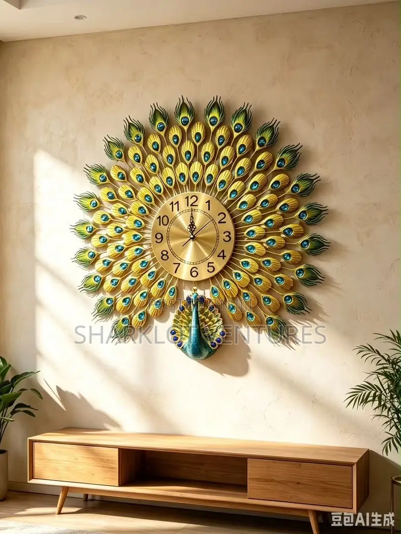 Peecock Style Wallclock