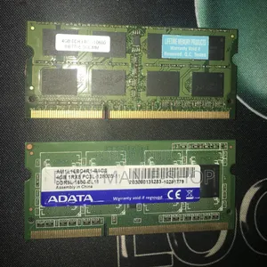 2 Laptop Memory Ram DDR 3 (4gig+4gig)