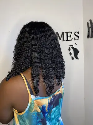 Glueless Jerry Curl Wig Cap
