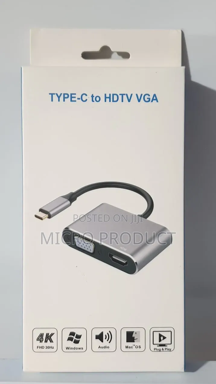 Type C to HDTV Vga