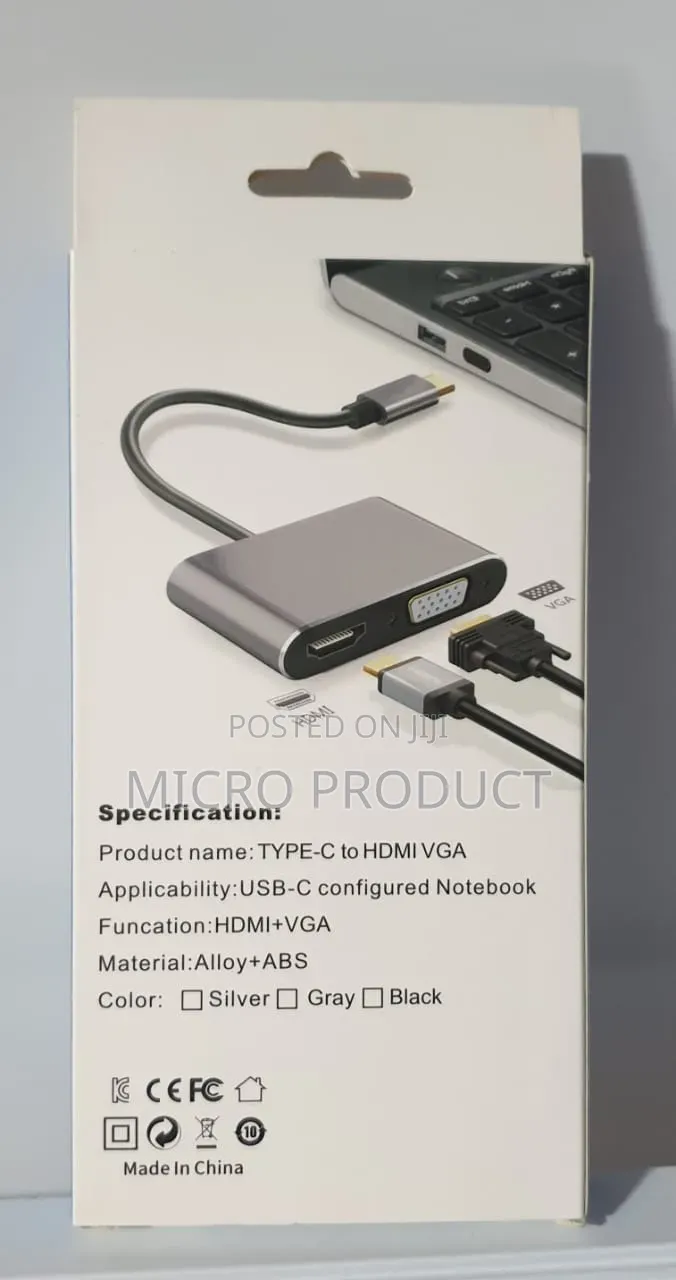 Type C to HDTV Vga