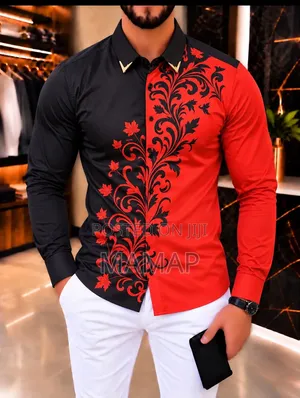 Men's High Grade Turkey Designed Long Sleeve Shirt