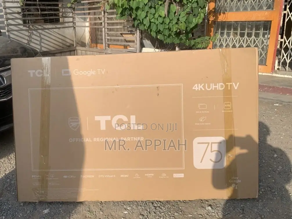 Classic TCL 75” UHD 4k Television(Remote)