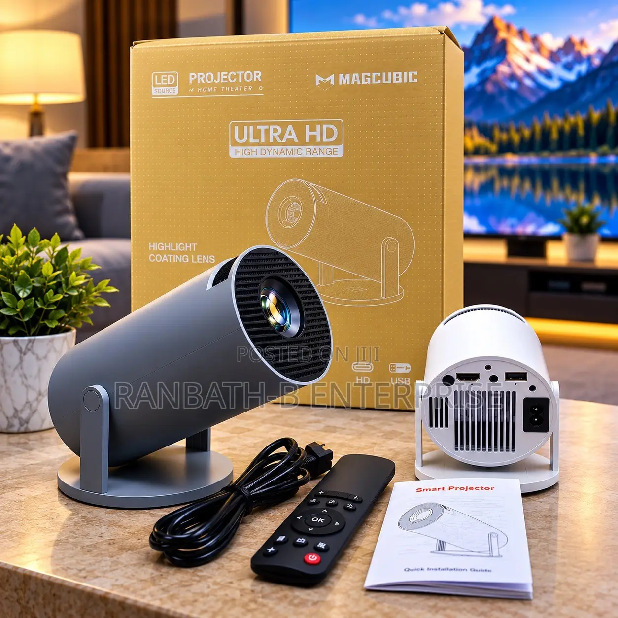 MAGCUBIC Portable Smart Projector Complete Set