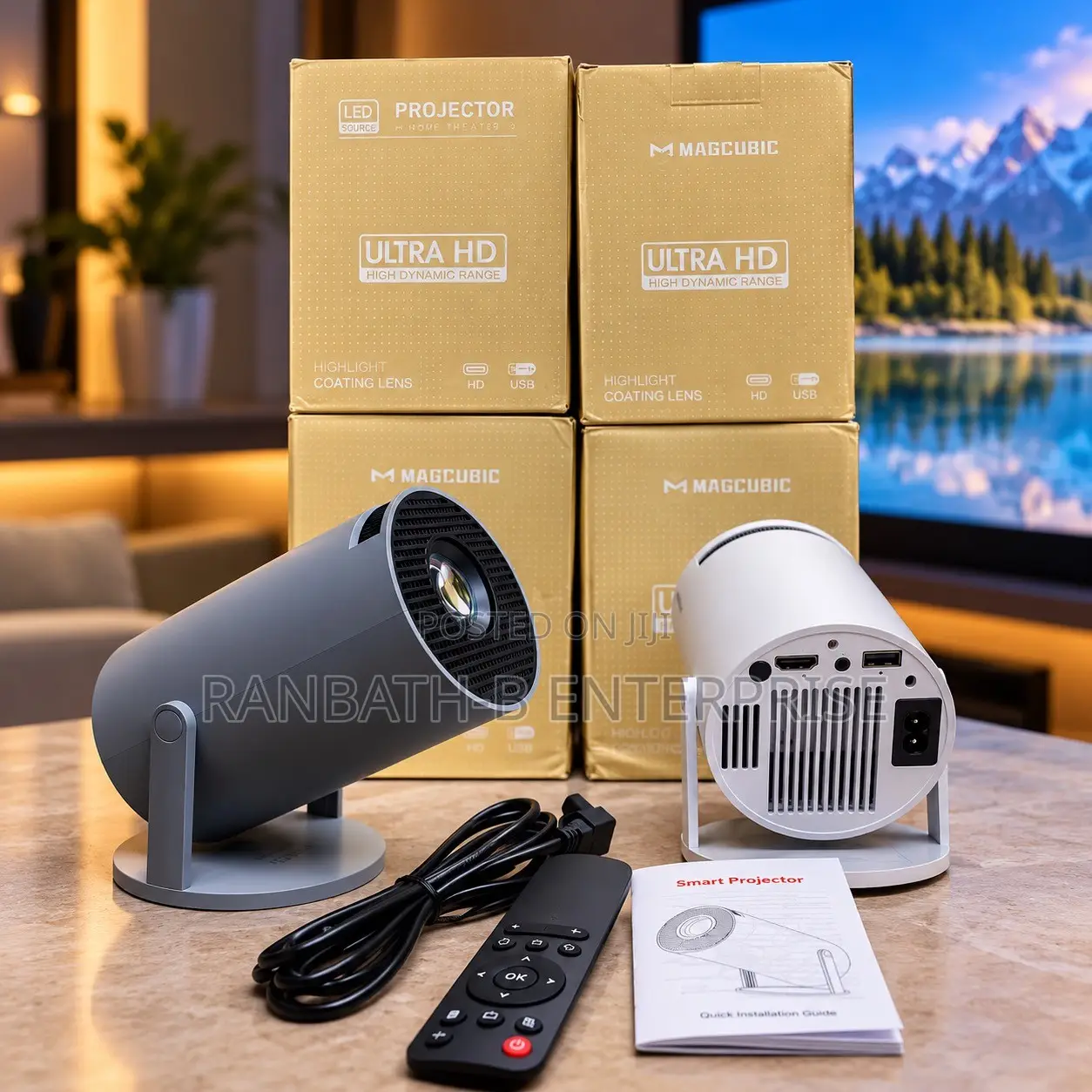MAGCUBIC Smart Projector for Bedroom and Living Room