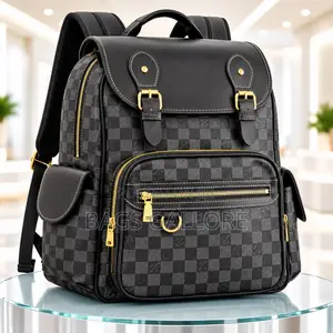 Black Leather Jungle Backpack