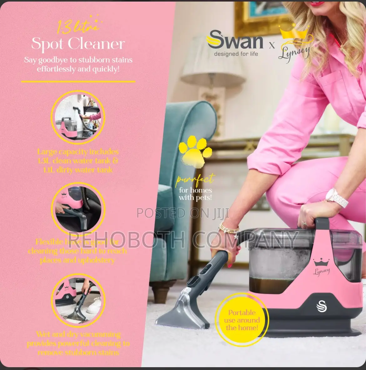 Swan SC18411QOC TV’s Queen of Clean Spot Cleaner