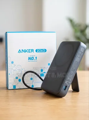 Anker Zolo Power Bank (10K, Magnetic, Built-in USB-C Cable Model A1685