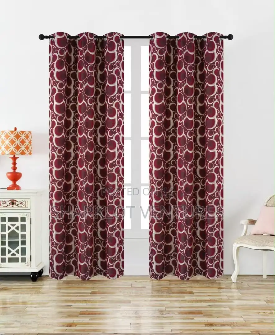 2in1 Colorful Curtains for Indoor