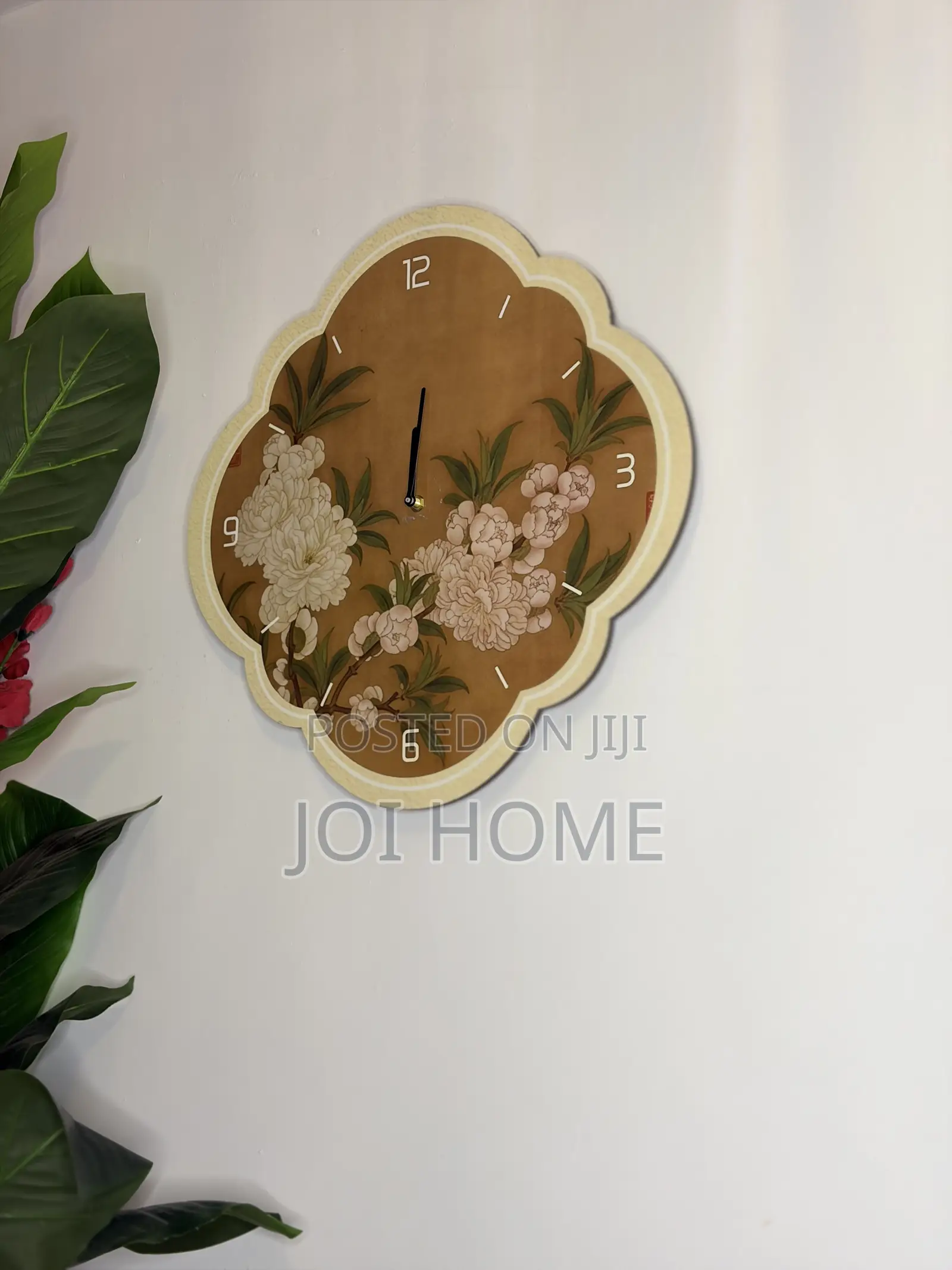 Floral Wall Clock