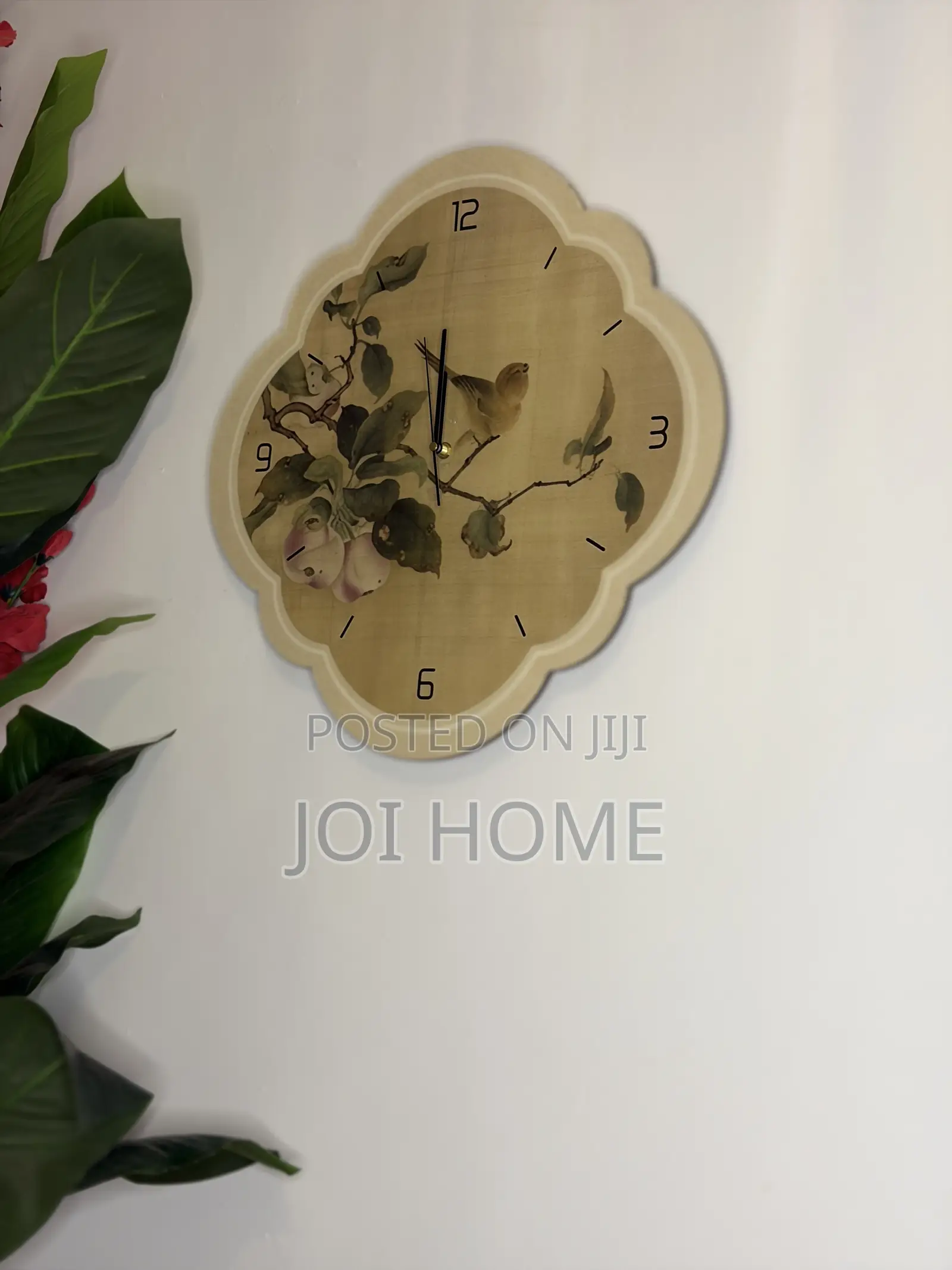 Floral Wall Clock