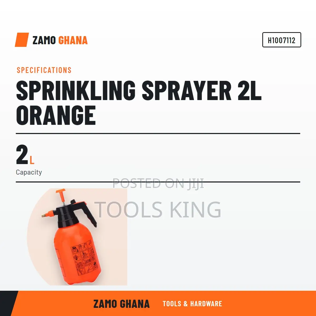 Sprinkling Sprayer 2L Orange - H