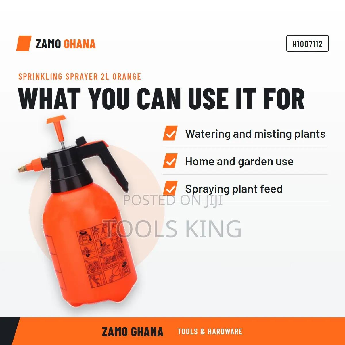 Sprinkling Sprayer 2L Orange - H