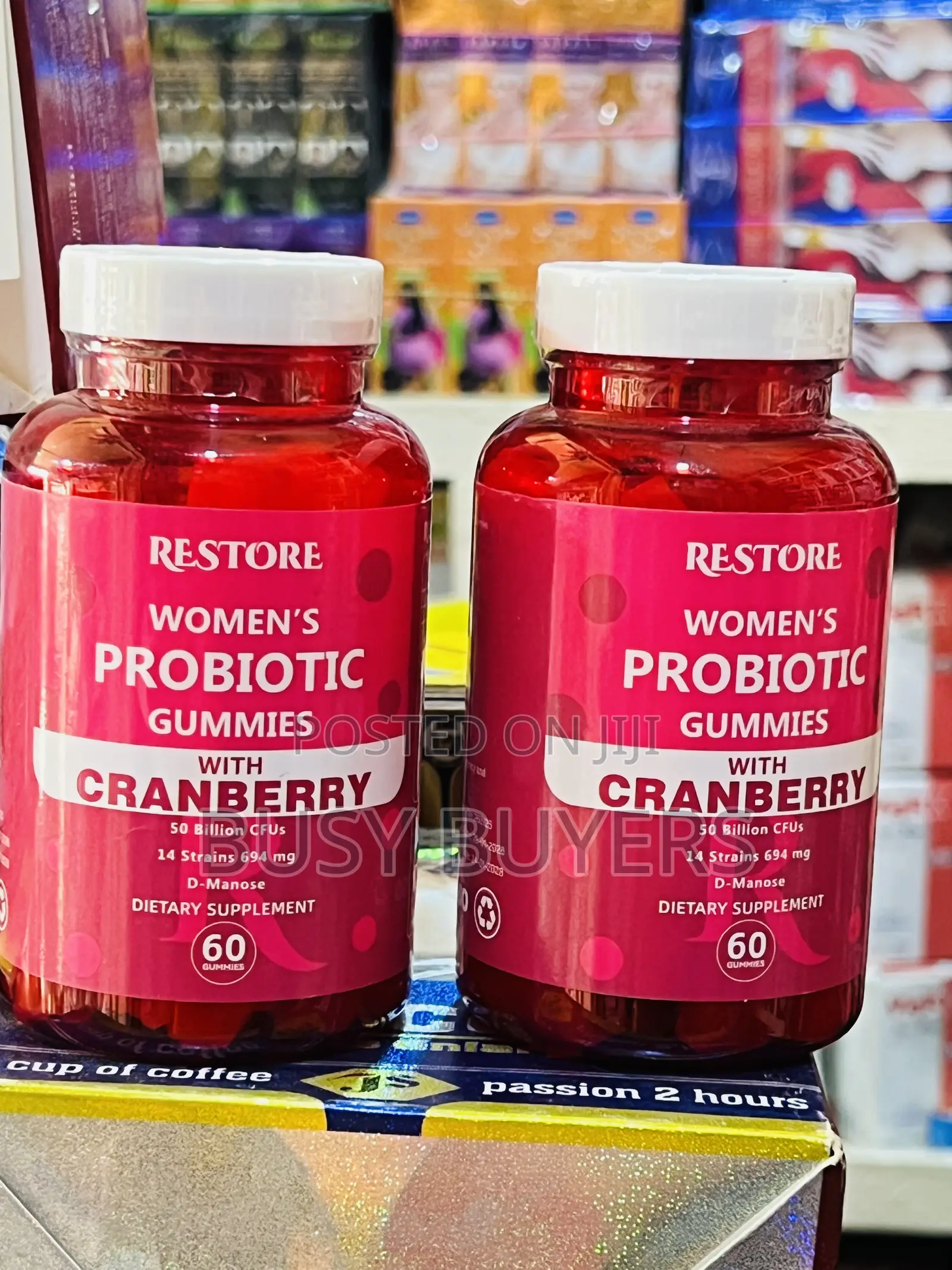 Women's Probiotic Gummies With Cranberry