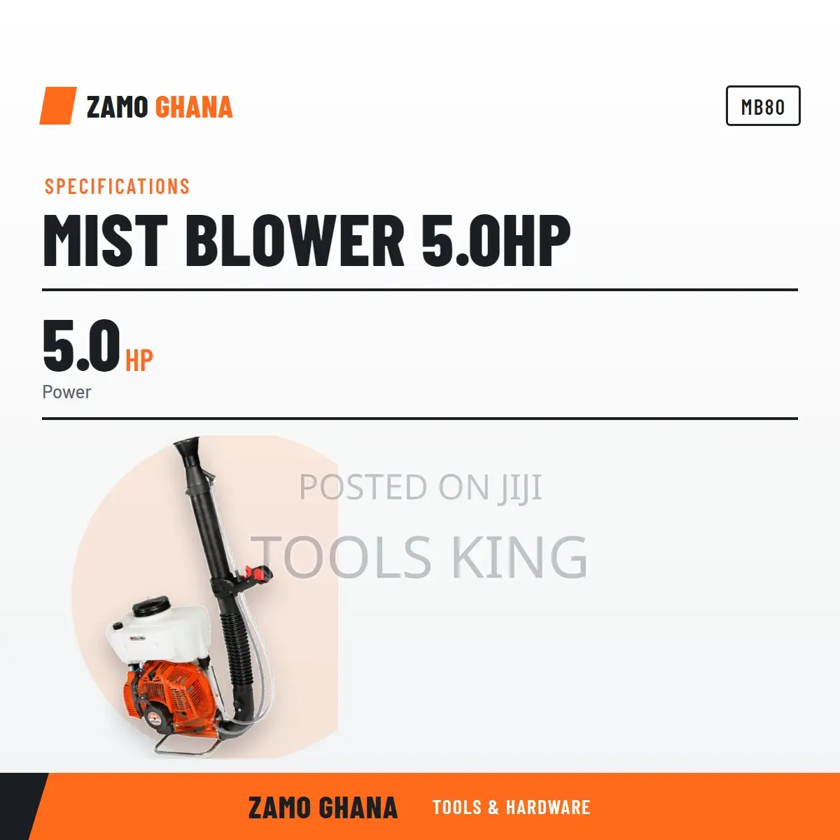 Mist Blower 5.0Hp - MB80
