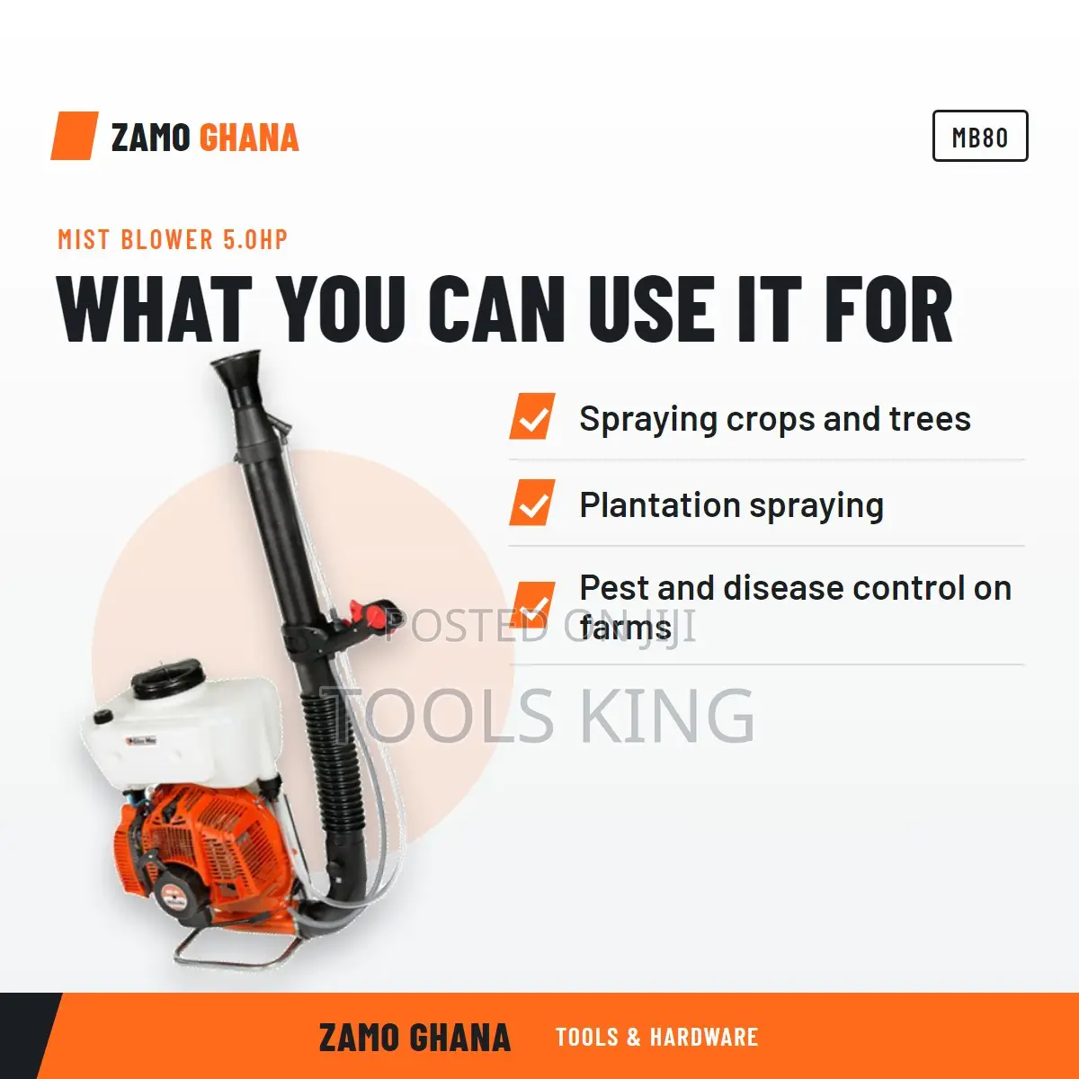Mist Blower 5.0Hp - MB80
