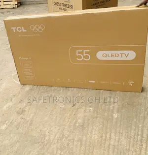 Sleek New TCL Qled UHD 4K Android Prime-Vision 55 Inch TV