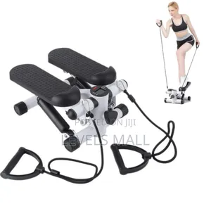 Mini Stepper With Resistance Band Exercises