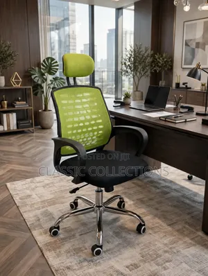 Ergonomic Mesh Office Chair With Headrest