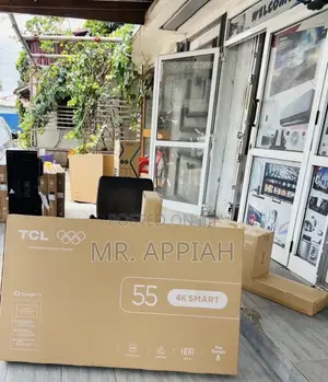 Upgrade Your TV With TCL 55” Qled 4k Smart TV(Remote Control)