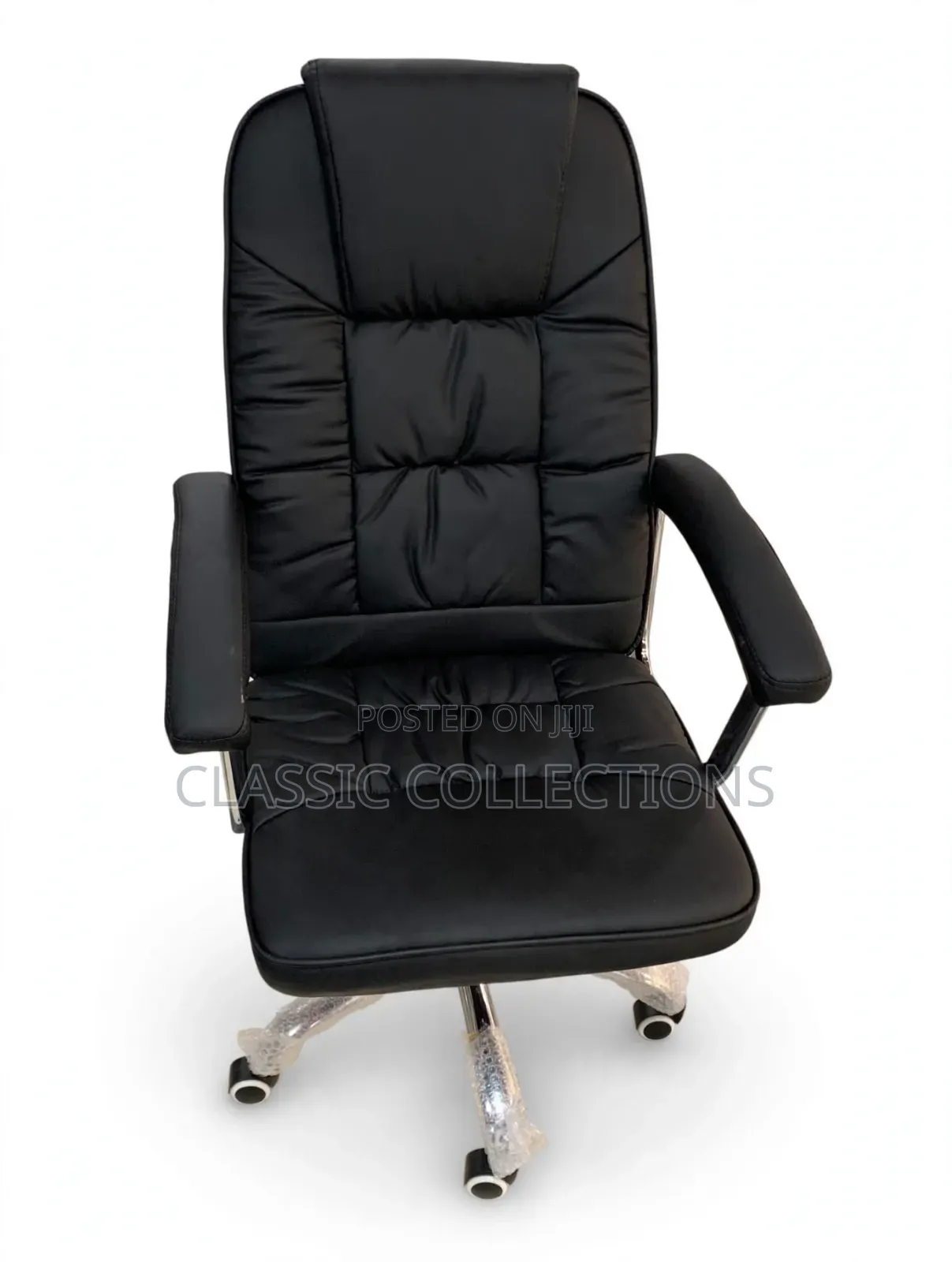 Black Leather Executive Office Chair