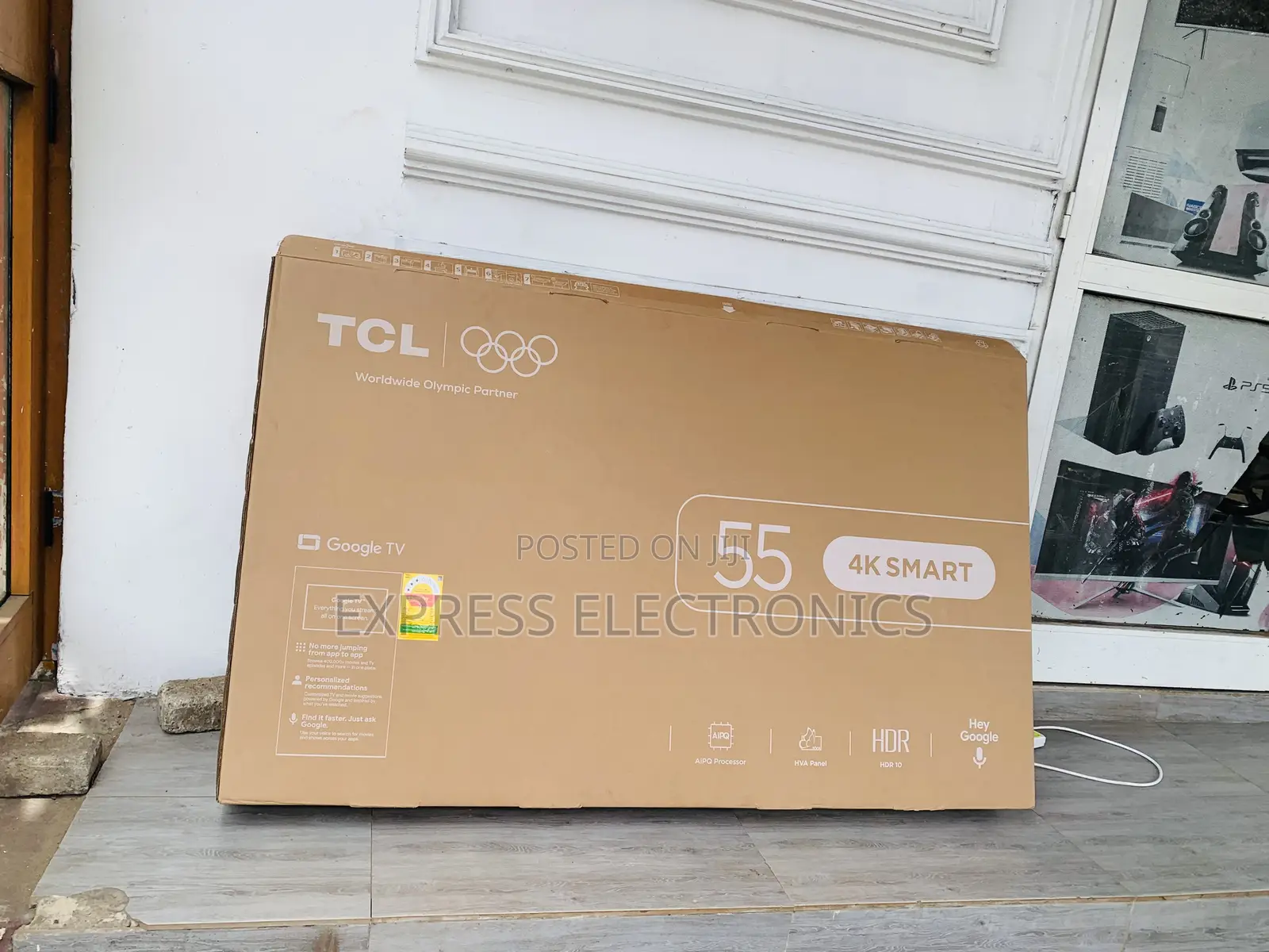 Zealous Sleek TCL 55′′ 4k UHD 4k Smart Android TV 55p635