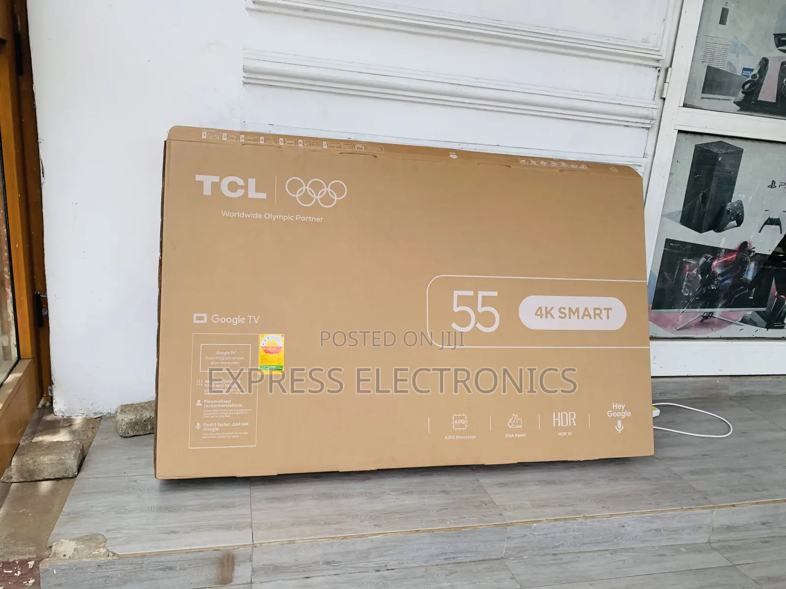 Zealous Sleek TCL 55′′ 4k UHD 4k Smart Android TV 55p635