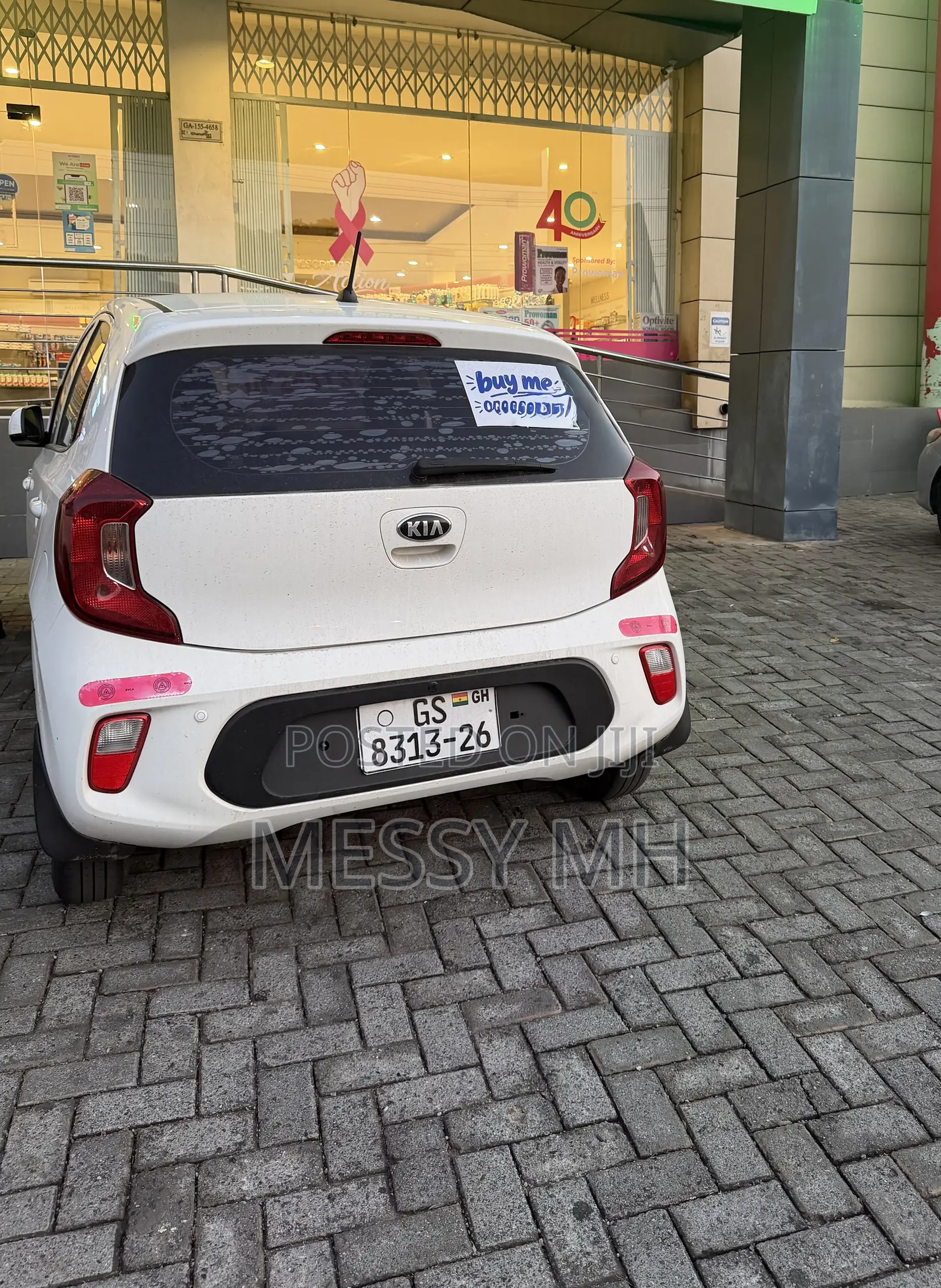 Kia Morning 2017 White