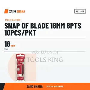 Snap of Blade 18Mm 8Pts 10Pcs/PKT - 