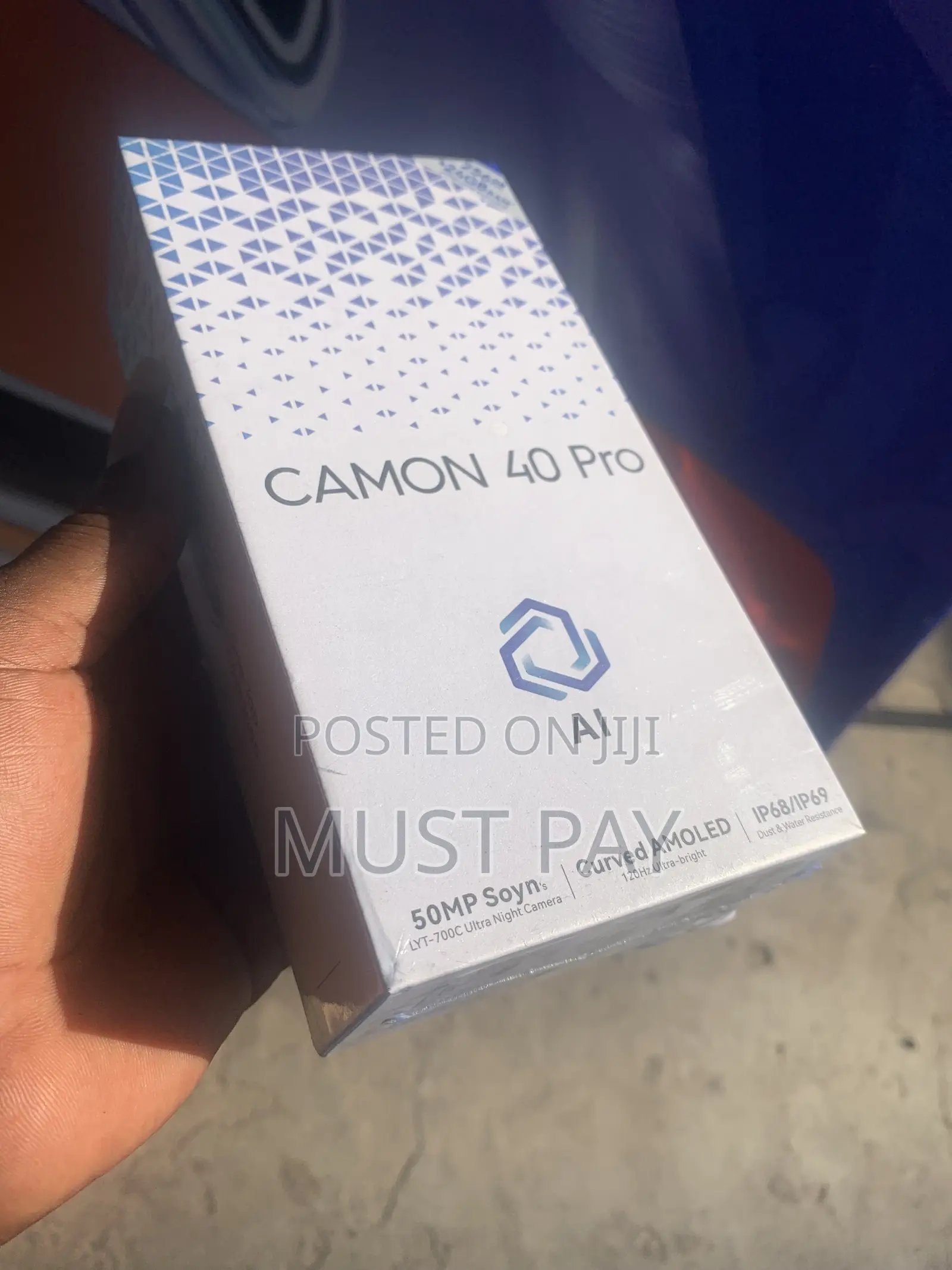 New Tecno Camon 40 Pro 5G 256 GB Black
