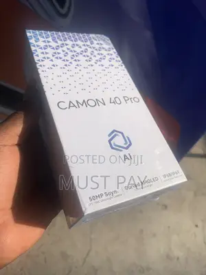 New Tecno Camon 40 Pro 5G 256 GB Black