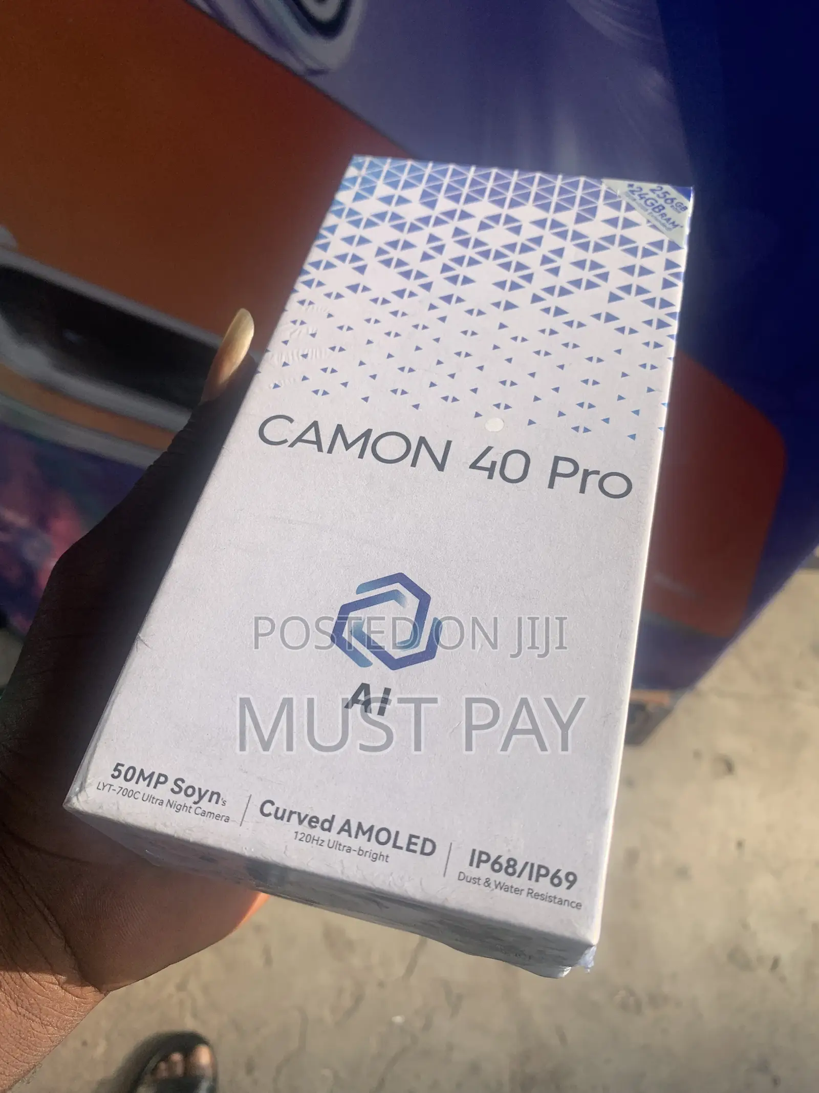 New Tecno Camon 40 Pro 5G 256 GB Black