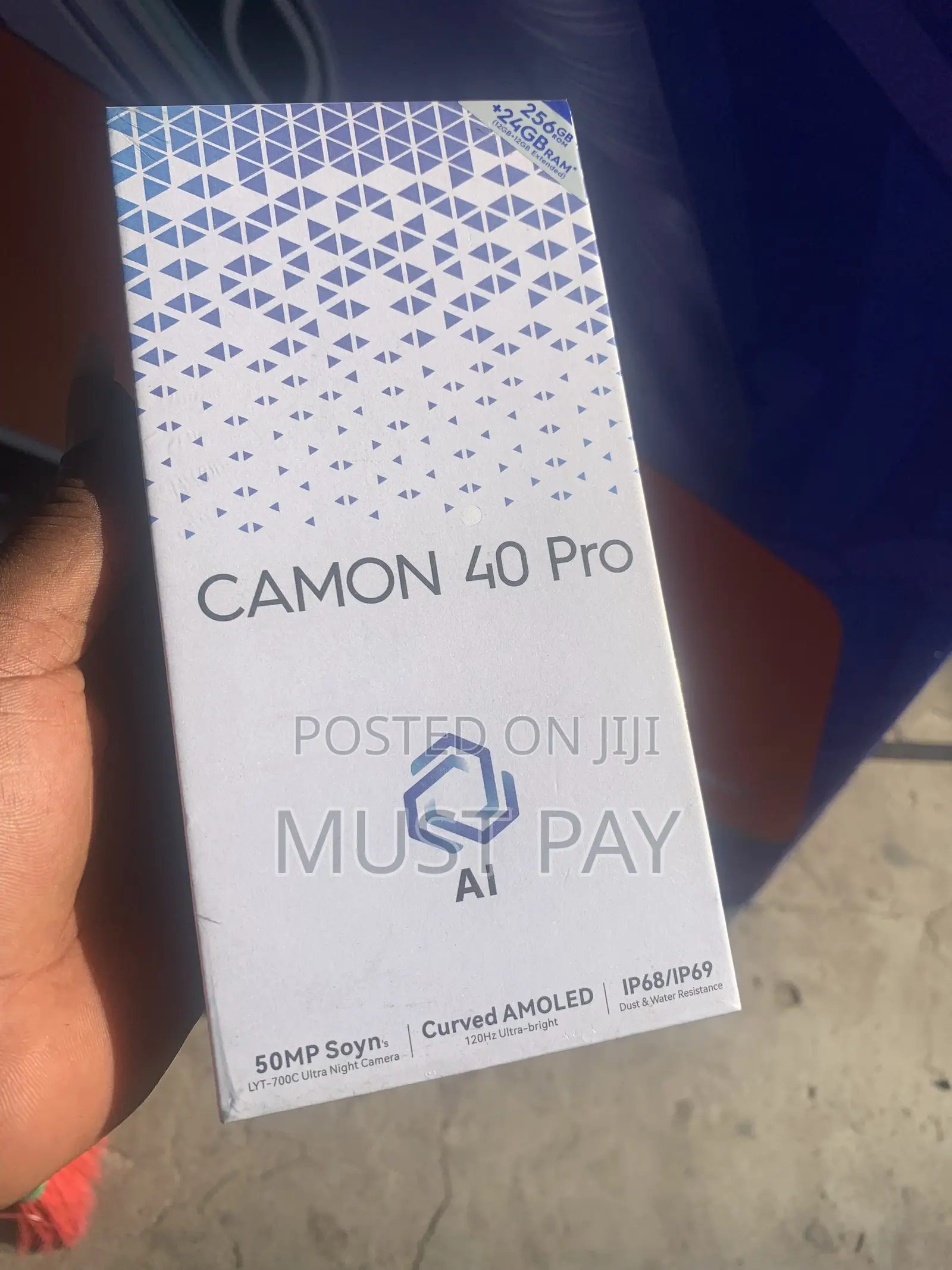 New Tecno Camon 40 Pro 5G 256 GB Black