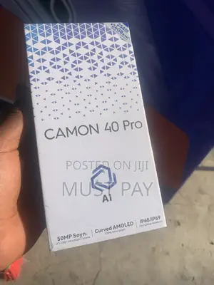 New Tecno Camon 40 Pro 5G 256 GB Black