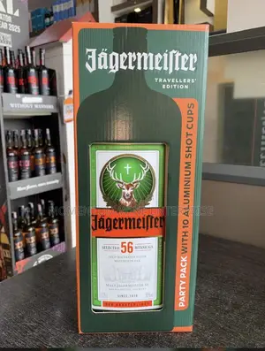 Jagermeister 1.75 Liters + 2 Shot Glasses + Handpump