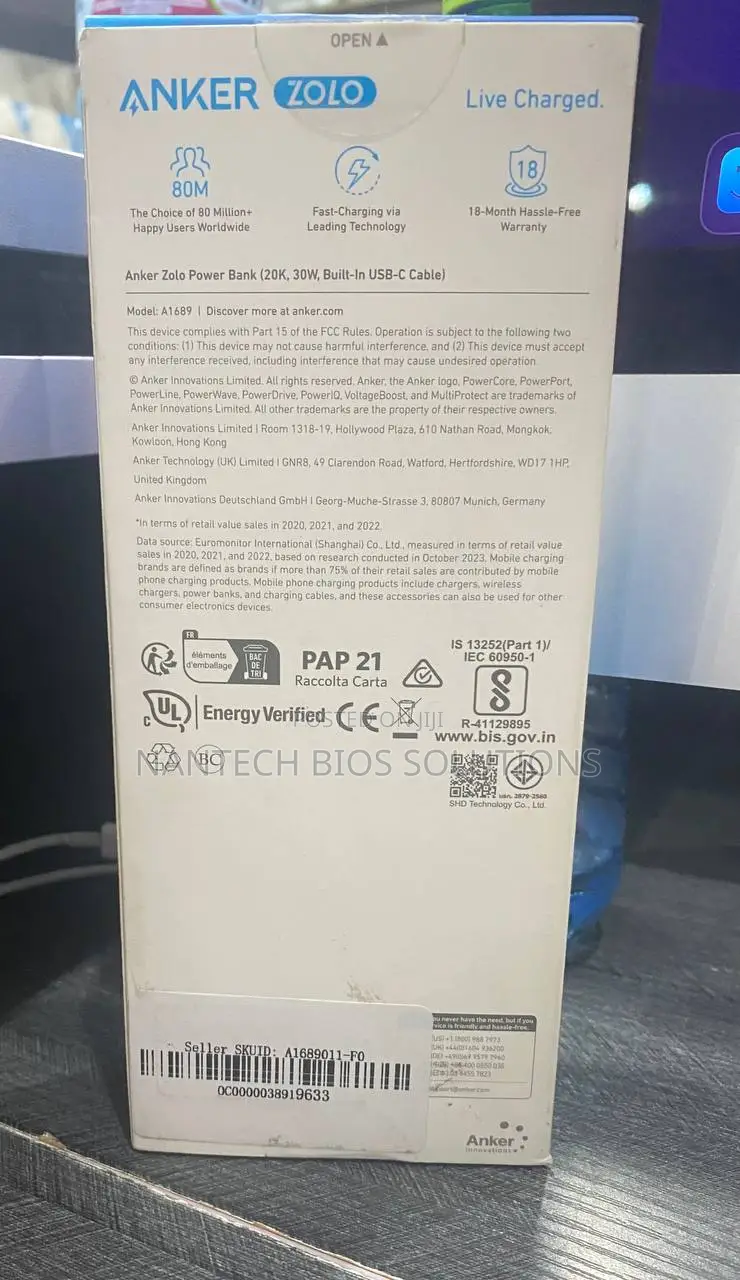 Anker Zolo Power Bank 2oooomah