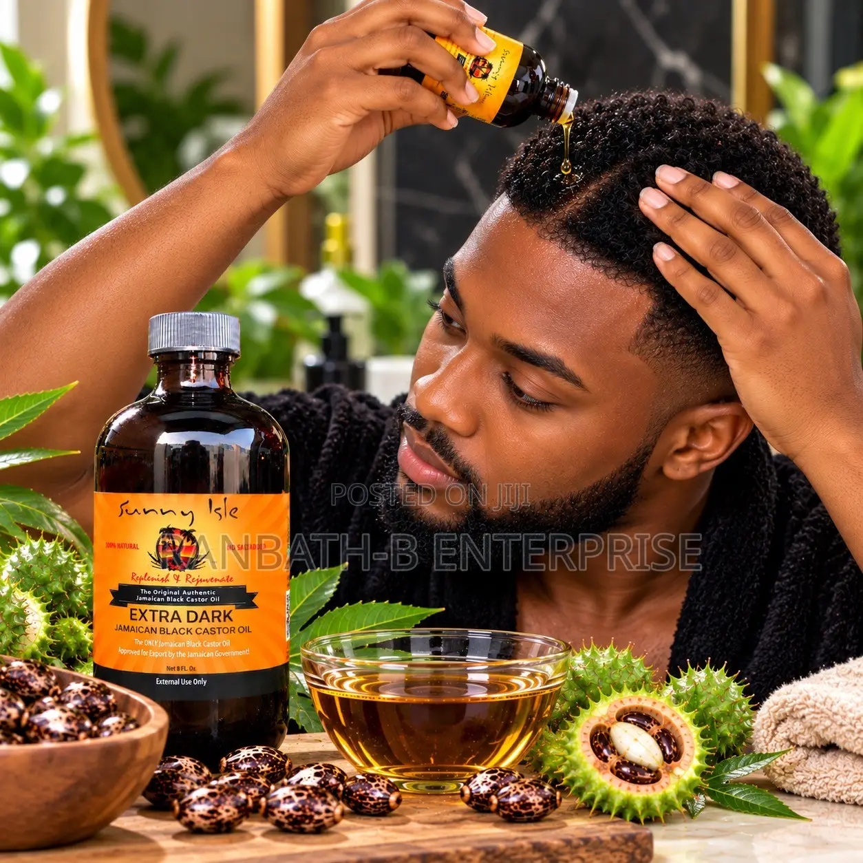 Sunny Isle Extra Dark Jamaican Black Castor Oil for Hair Care