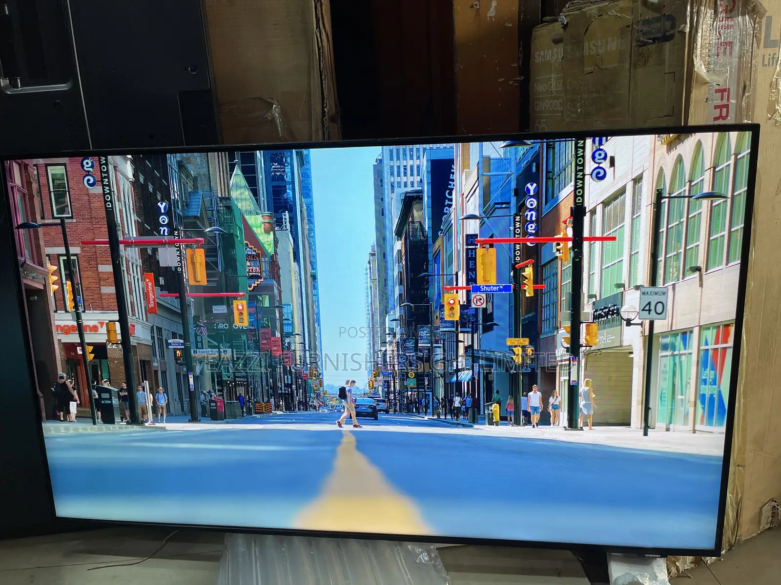 Samsung 55 Inche Crystal UHD Air Slim 55bu8000 4k UHD HDR Satellite TV