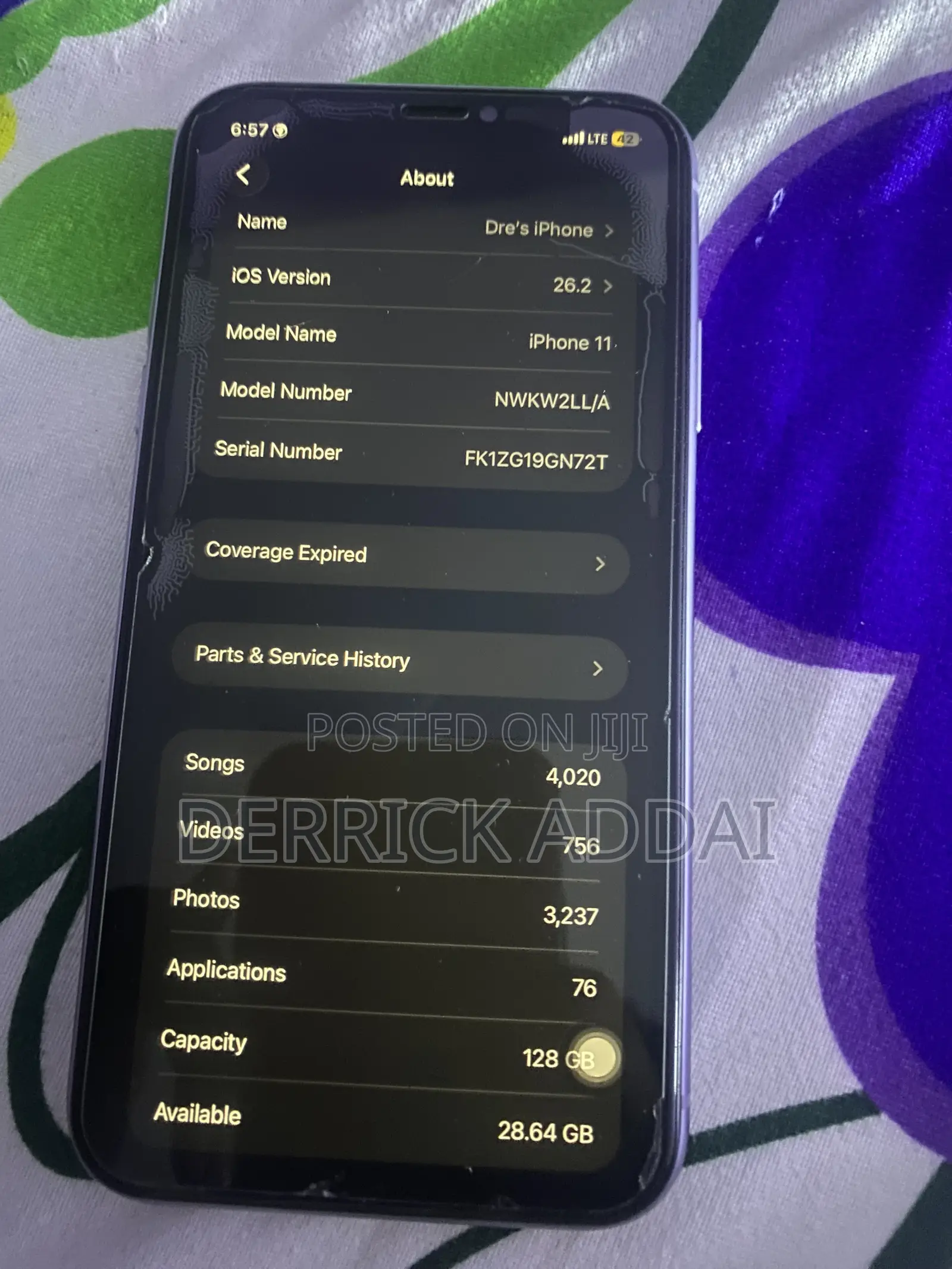 Apple iPhone 11 128 GB Graphite