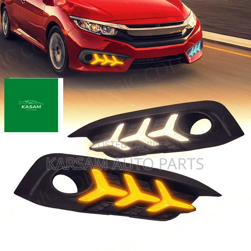 Honda Civic 2016 Front Bumper Reflector Led Type