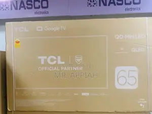 Exceptional Performance TCL 65” UHD 4k Smart TV(Remote Control)Black.