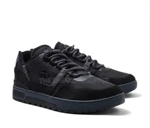 Lacoste Urban Breaker - Triple Black With Blue Grey Midsole