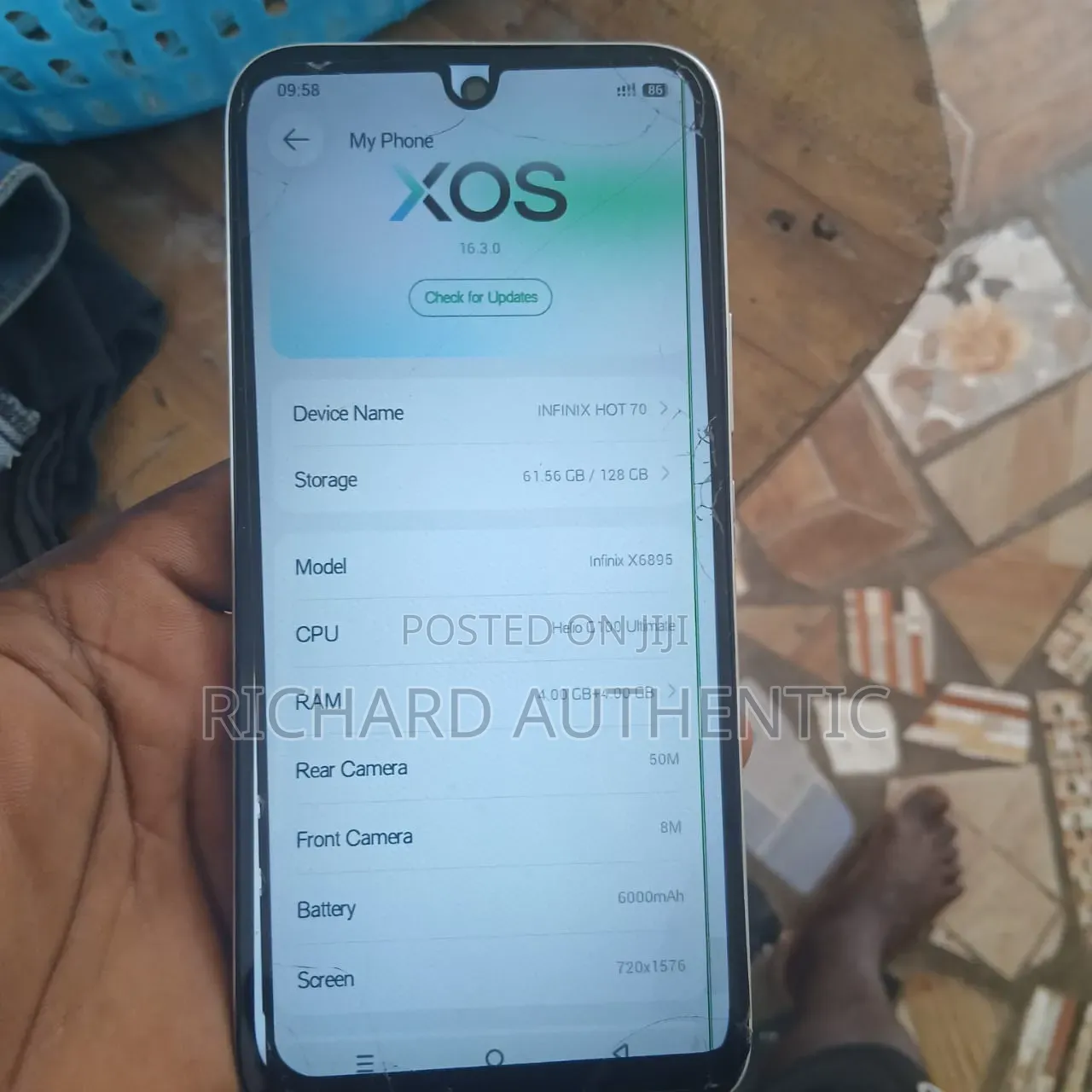 Infinix Hot 70 128 GB White