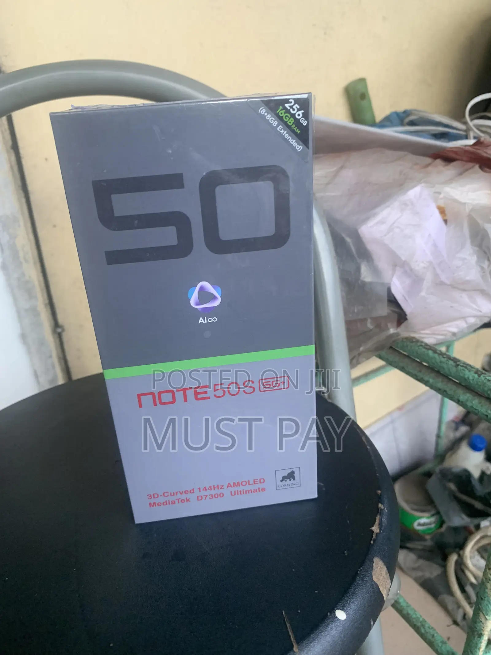 New Infinix Note 50s 256 GB Black